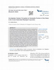 Research paper thumbnail of Investigating Customer Perceptions on Sustainable Practices of Star Hotels in the Greater Hyderabad Municipal Corporation