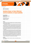 Research paper thumbnail of Beuys sintético: sobre los nanomateriales y la estética de la imperceptibilidad