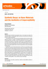 Research paper thumbnail of Synthetic Beuys: on Nano-Materials and the Aesthetics of Imperceptibility