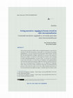 Research paper thumbnail of Sewing narratives: engaging in lessons toward an other internationalisation
