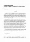 Research paper thumbnail of Pramāṇatva of Perception: Coherence of Dignāga's Conception of Nirvikalpa Pratyakṣa