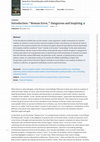 Research paper thumbnail of Roman Error: Classical Reception and the Problem of Rome's Flaws, Introduction