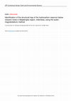 Research paper thumbnail of Identification of the structural trap of the hydrocarbon reservoir below volcanic rocks in Majalengka region, Indonesia, using the audio-magnetotelluric method
