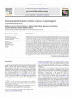 Research paper thumbnail of Potassium phosphite primes defense responses in potato against
