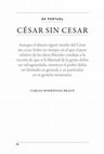 Research paper thumbnail of César sin cesar