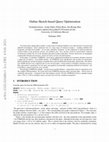 Research paper thumbnail of Online Sketch-based Query Optimization