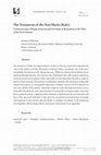 Research paper thumbnail of The Testament of the Nun Maria (Kale): Commemorative Dining, memoria and Servitude in Byzantium at the Time of the First Crusade