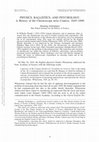 Research paper thumbnail of Physics, Ballistics, and Psychology: A History of the Chronoscope in/as Context, 1845-1890