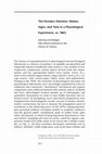 Research paper thumbnail of The Donders Machine: Matter, Signs, and Time in a Physiological Experiment, ca. 1865