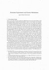 Research paper thumbnail of Zwischen Experiment und Exzess: Melodrama
