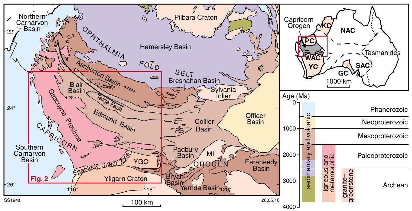 その他 TH-47 PDF) The Paleoproterozoic Capricorn Orogeny: Intracontinental
